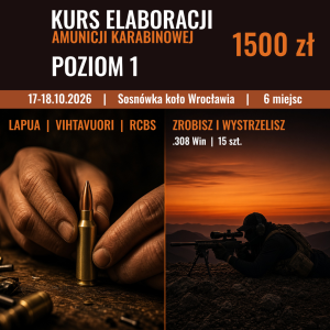 Kurs elaboracji karabinowej - poziom I - 17-18.10.2026